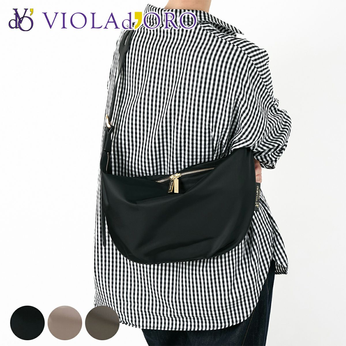 VIOLAd'ORO ヴィオラドーロ BIANCA ビアンカ ボディバッグ V-2248