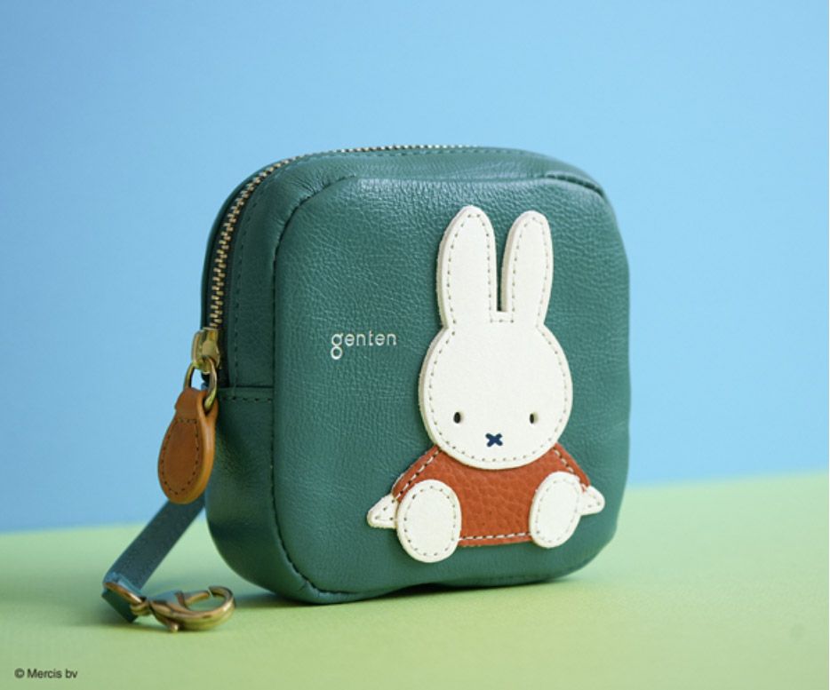 genten ゲンテン miffy collection ミッフィー ポーチ「ミッフィー」 46153