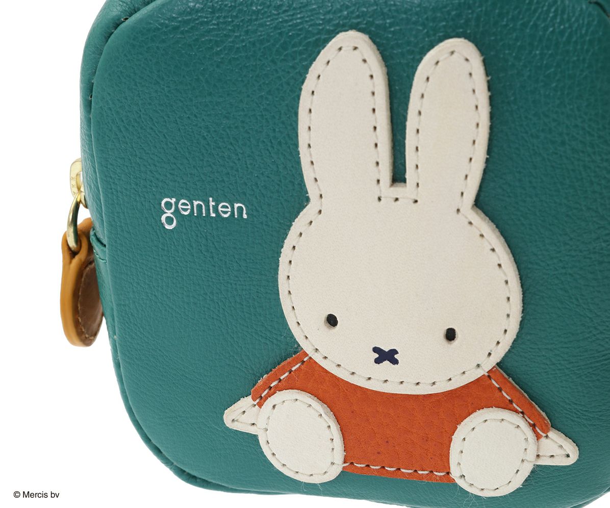 genten ゲンテン miffy collection ミッフィー ポーチ「ミッフィー」 46153