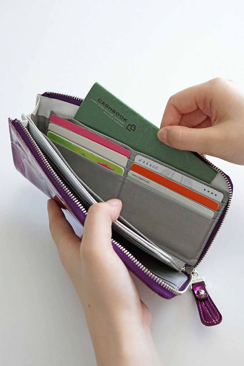 VIA DOAN ヴィア ドアン Large croco ラージクロコ 小銭入れ付き長財布（L字ファスナー式） 965