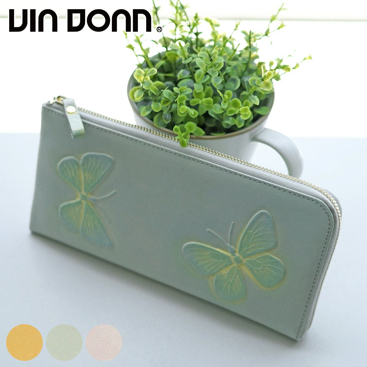 VIA DOAN ヴィア ドアン Dolce ドルチェ 小銭入れ付き長財布（L字ファスナー式） 237