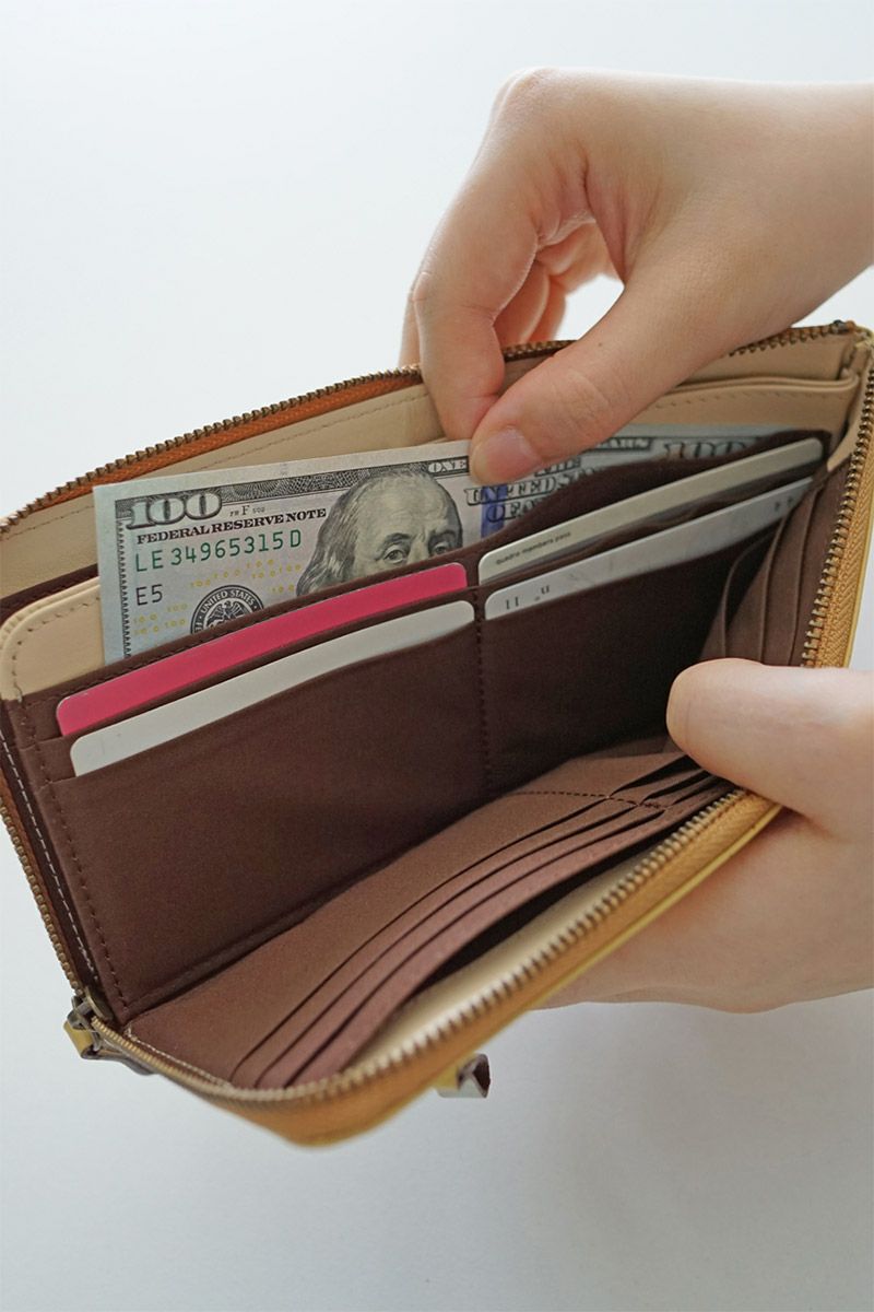 VIA DOAN ヴィア ドアン Dolce ドルチェ 小銭入れ付き長財布（L字ファスナー式） 237