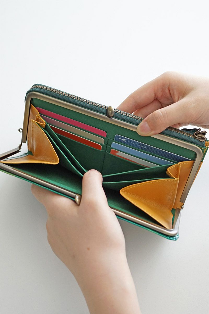 VIA DOAN ヴィア ドアン Retro レトロ 小銭入れ付き長財布 732