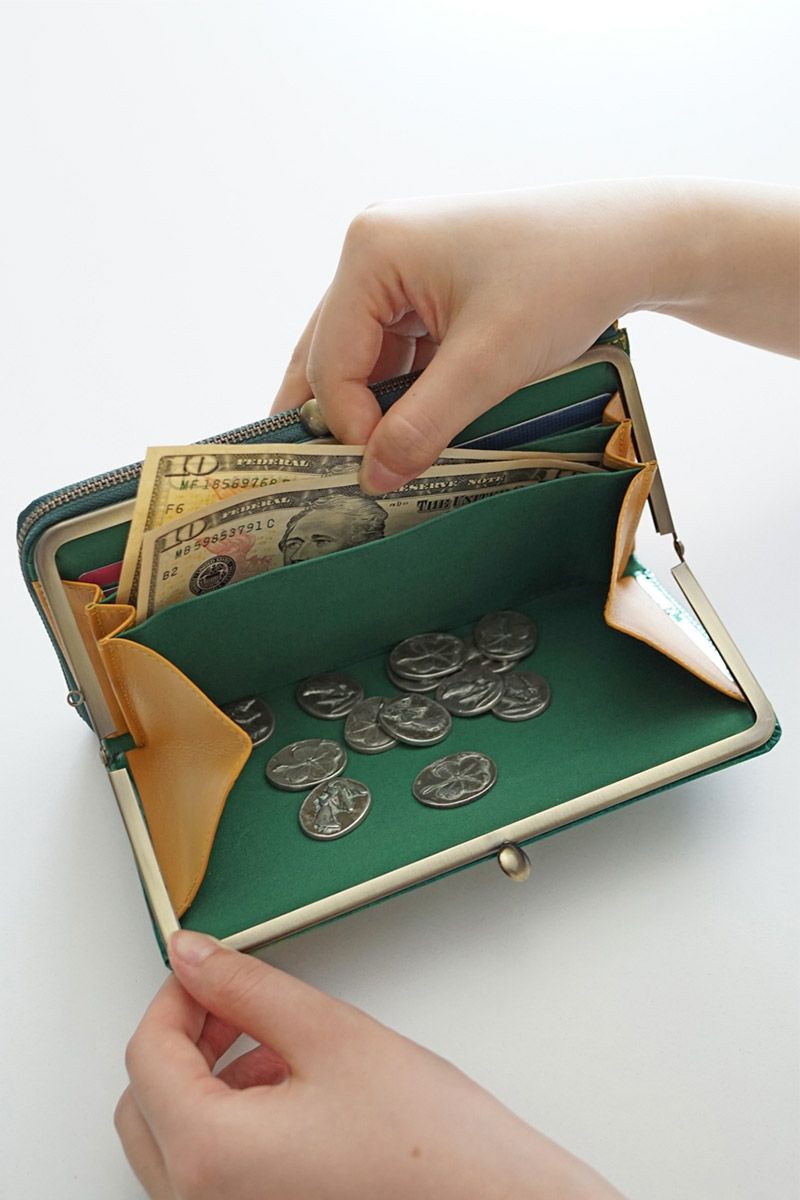 VIA DOAN ヴィア ドアン Retro レトロ 小銭入れ付き長財布 732