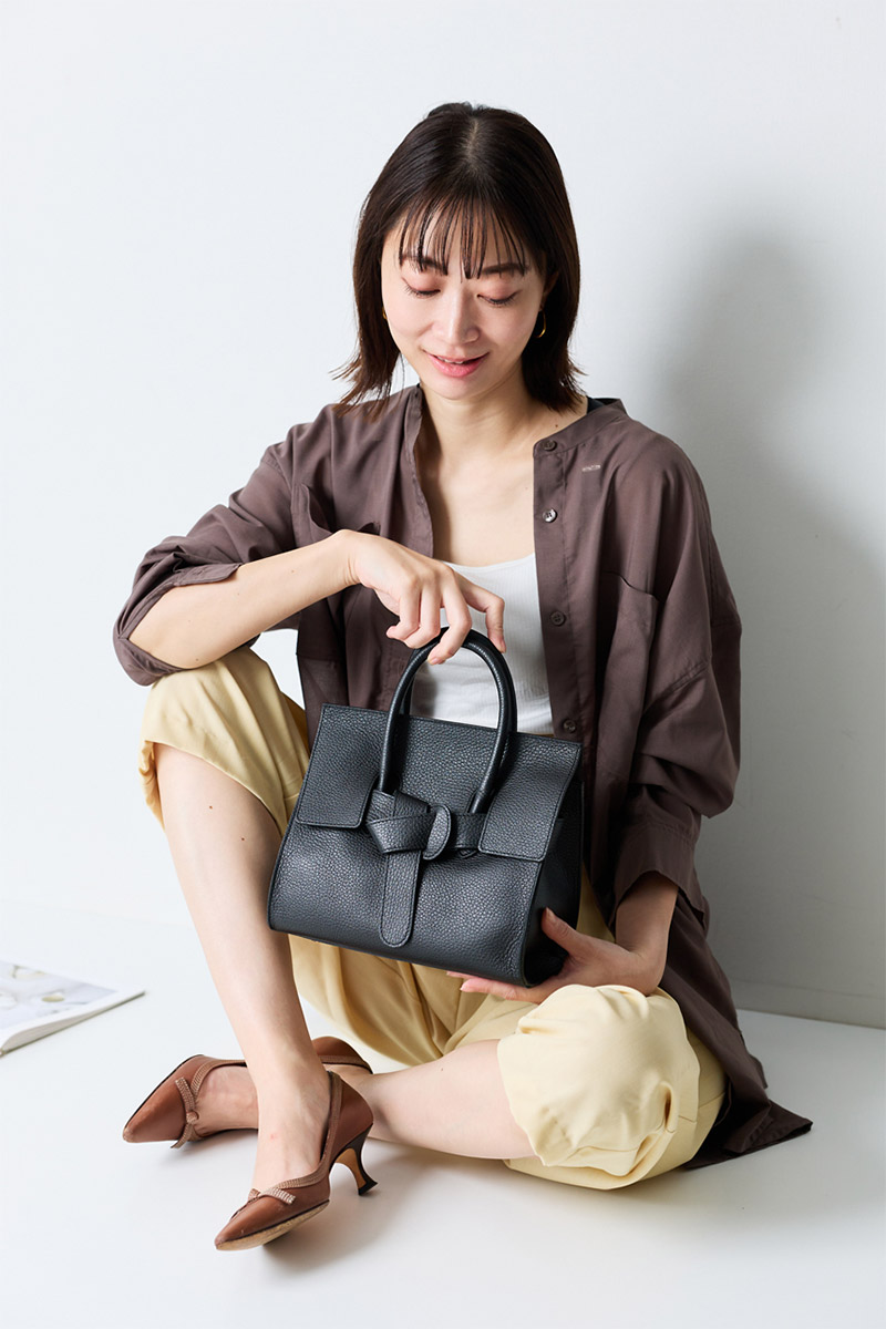 VIOLAd'ORO ヴィオラドーロ TRERO トレロ Wフェイスベルトトートバッグ V-1514