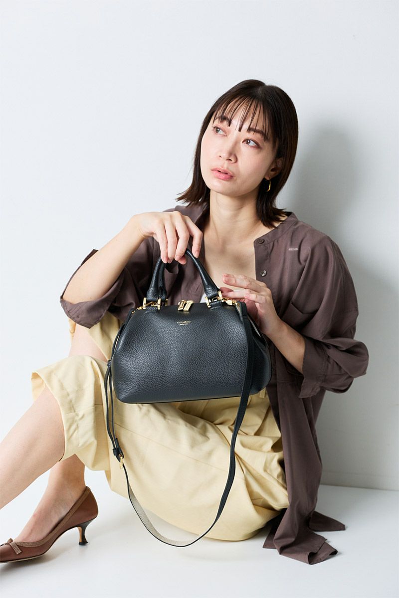 VIOLAd'ORO ヴィオラドーロ TRERO トレロ Wフェイスボストンバッグ V-1539