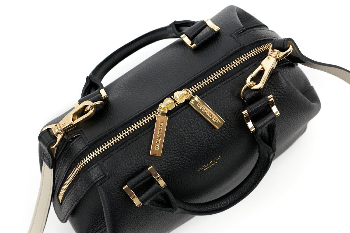 VIOLAd'ORO ヴィオラドーロ TRERO トレロ Wフェイスボストンバッグ V-1539