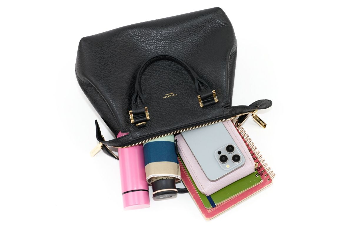 VIOLAd'ORO ヴィオラドーロ TRERO トレロ Wフェイスボストンバッグ V-1539