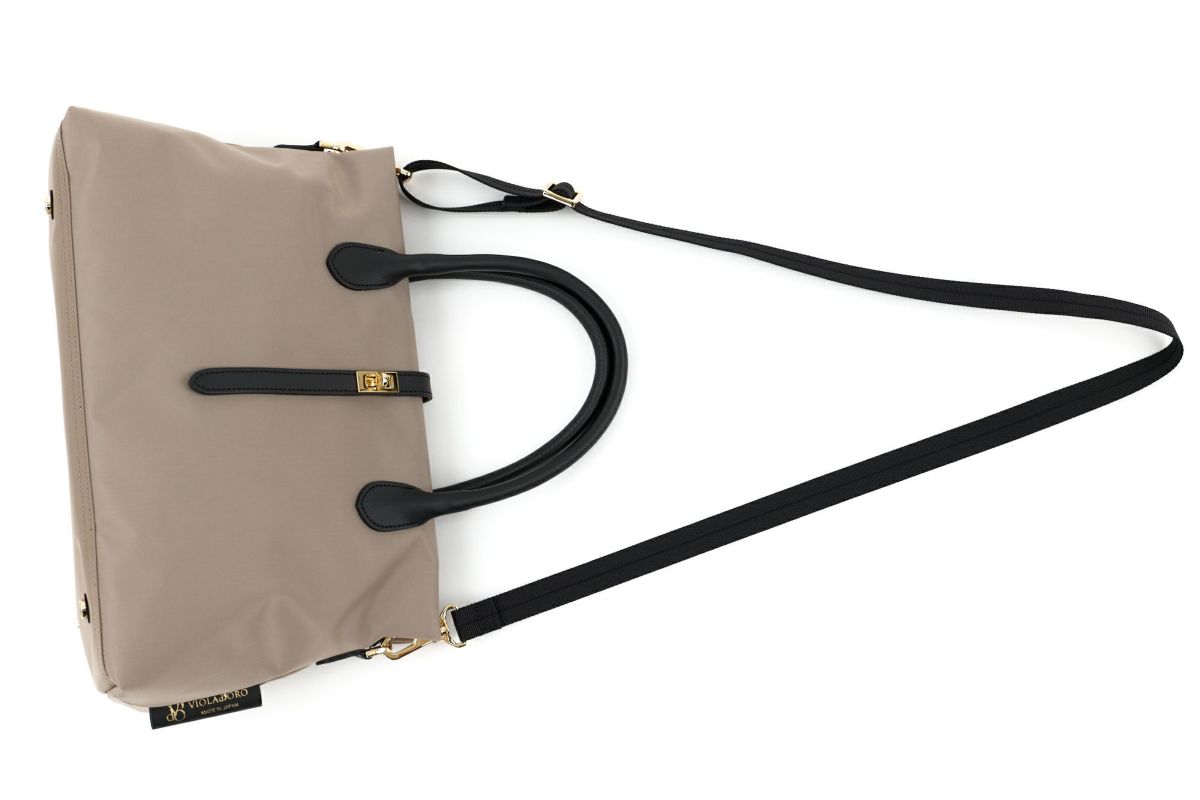 VIOLAd'ORO ヴィオラドーロ BIANCA ビアンカ 2WAYトートバッグ(S) V-2251