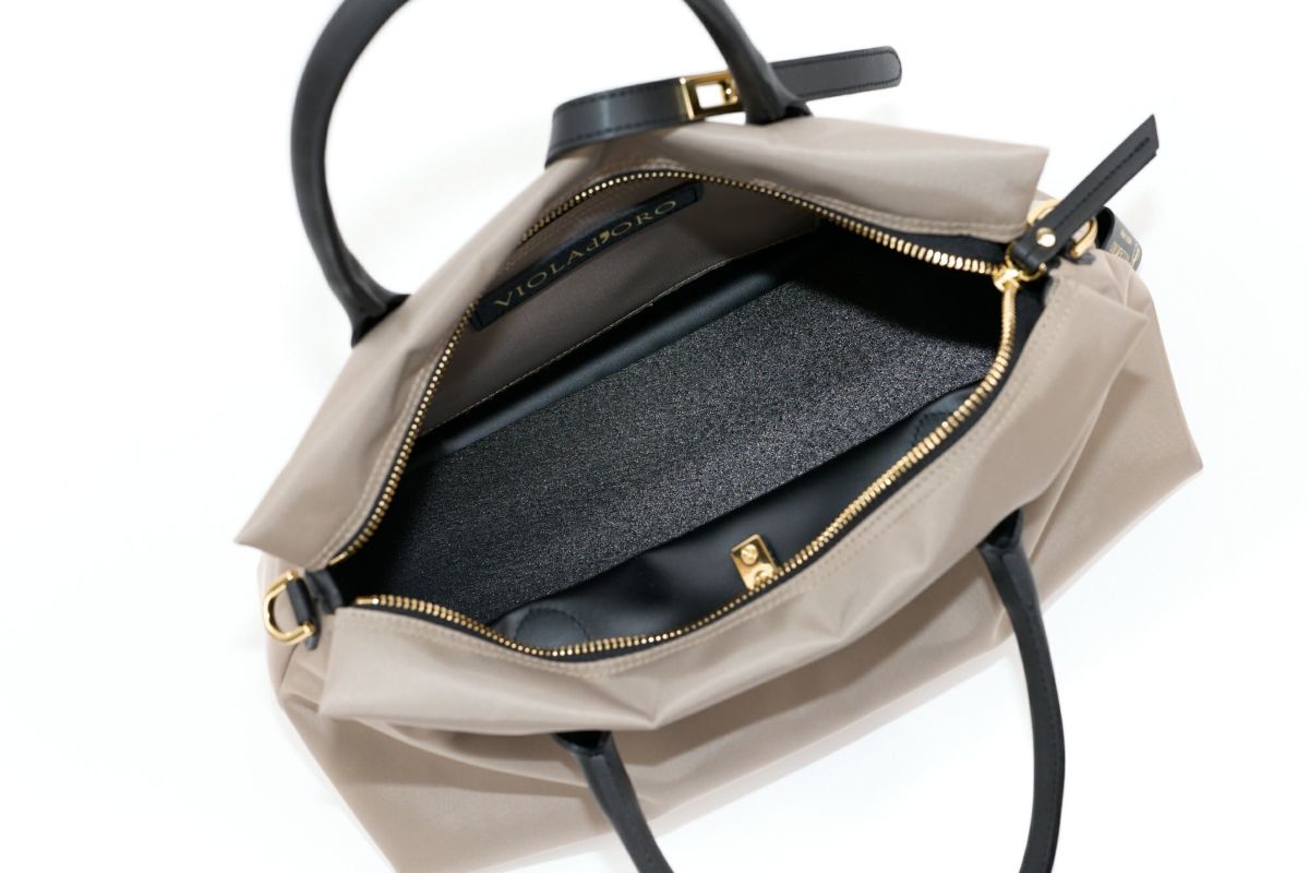 VIOLAd'ORO ヴィオラドーロ BIANCA ビアンカ 2WAYトートバッグ(S) V-2251