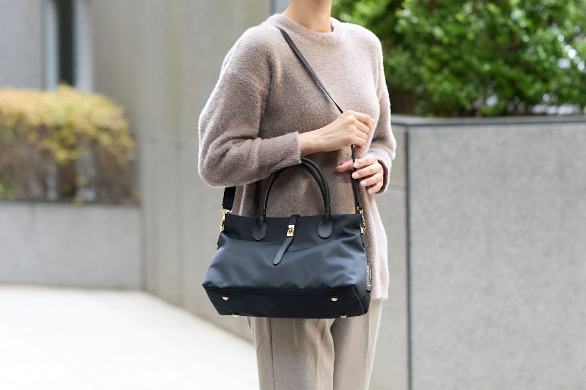 VIOLAd'ORO ヴィオラドーロ BIANCA ビアンカ 2WAYトートバッグ(S) V-2251