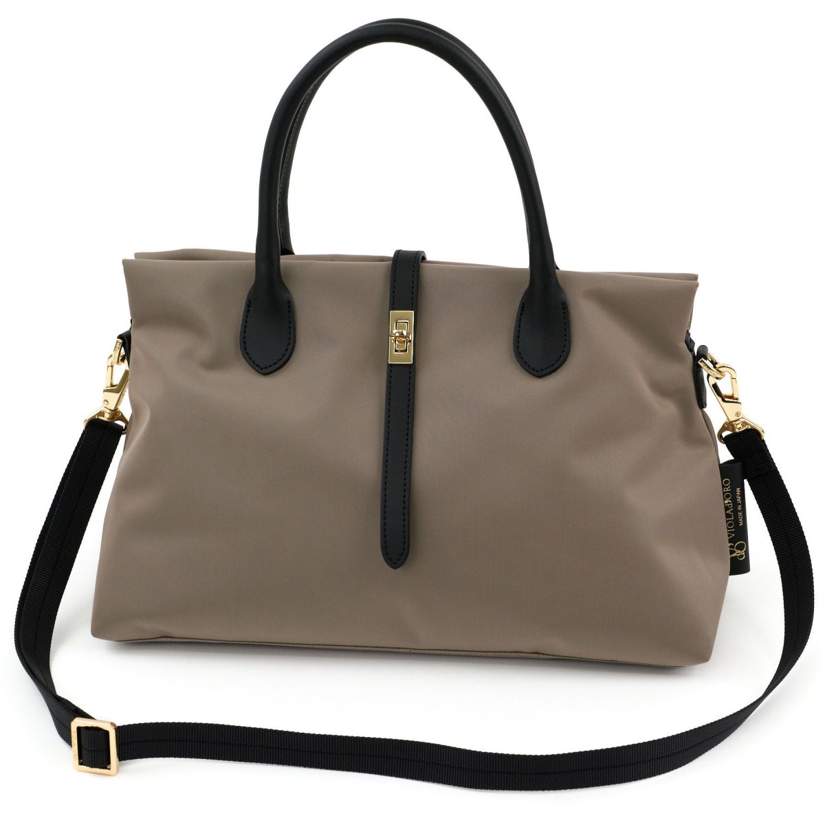 VIOLAd'ORO ヴィオラドーロ BIANCA ビアンカ 2WAYトートバッグ(S) V-2251