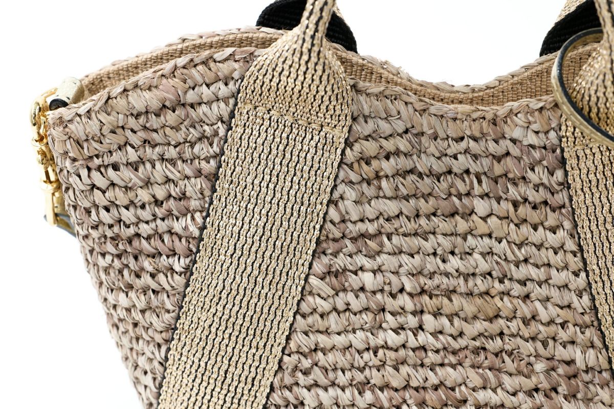 VIOLAd'ORO ヴィオラドーロ SANDRO サンドロ 2WAYかごバッグ V-8247