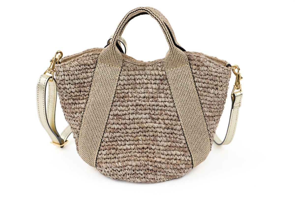 VIOLAd'ORO ヴィオラドーロ SANDRO サンドロ 2WAYかごバッグ V-8247