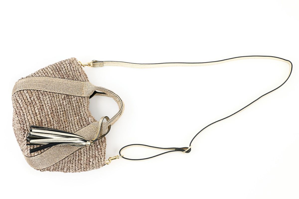 VIOLAd'ORO ヴィオラドーロ SANDRO サンドロ 2WAYかごバッグ V-8247