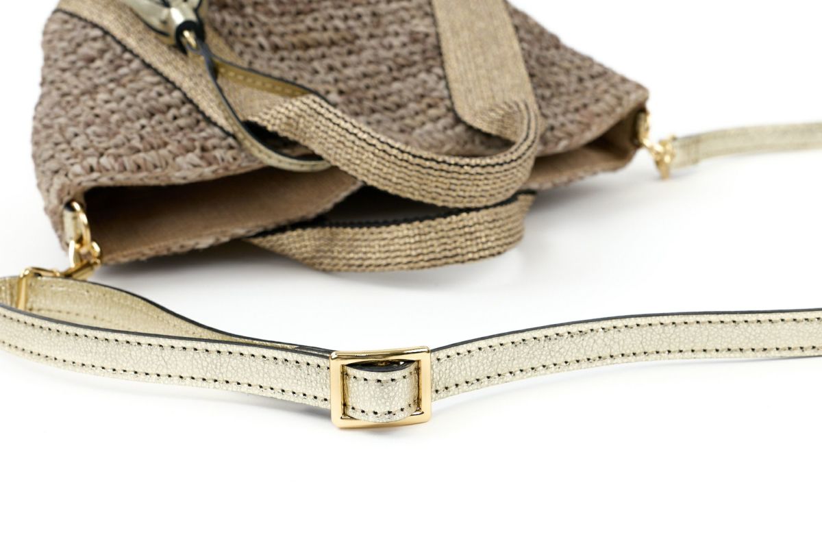 VIOLAd'ORO ヴィオラドーロ SANDRO サンドロ 2WAYかごバッグ V-8247