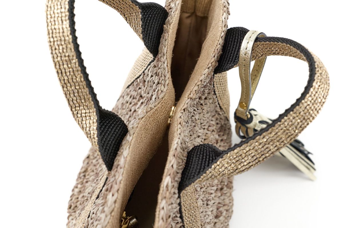 VIOLAd'ORO ヴィオラドーロ SANDRO サンドロ 2WAYかごバッグ V-8247