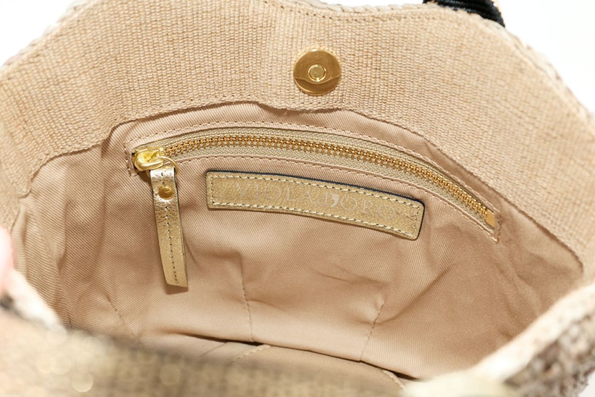 VIOLAd'ORO ヴィオラドーロ SANDRO サンドロ 2WAYかごバッグ V-8247