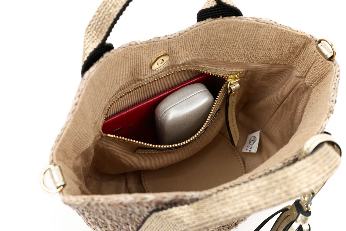 VIOLAd'ORO ヴィオラドーロ SANDRO サンドロ 2WAYかごバッグ V-8247