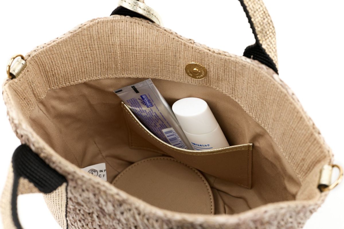 VIOLAd'ORO ヴィオラドーロ SANDRO サンドロ 2WAYかごバッグ V-8247