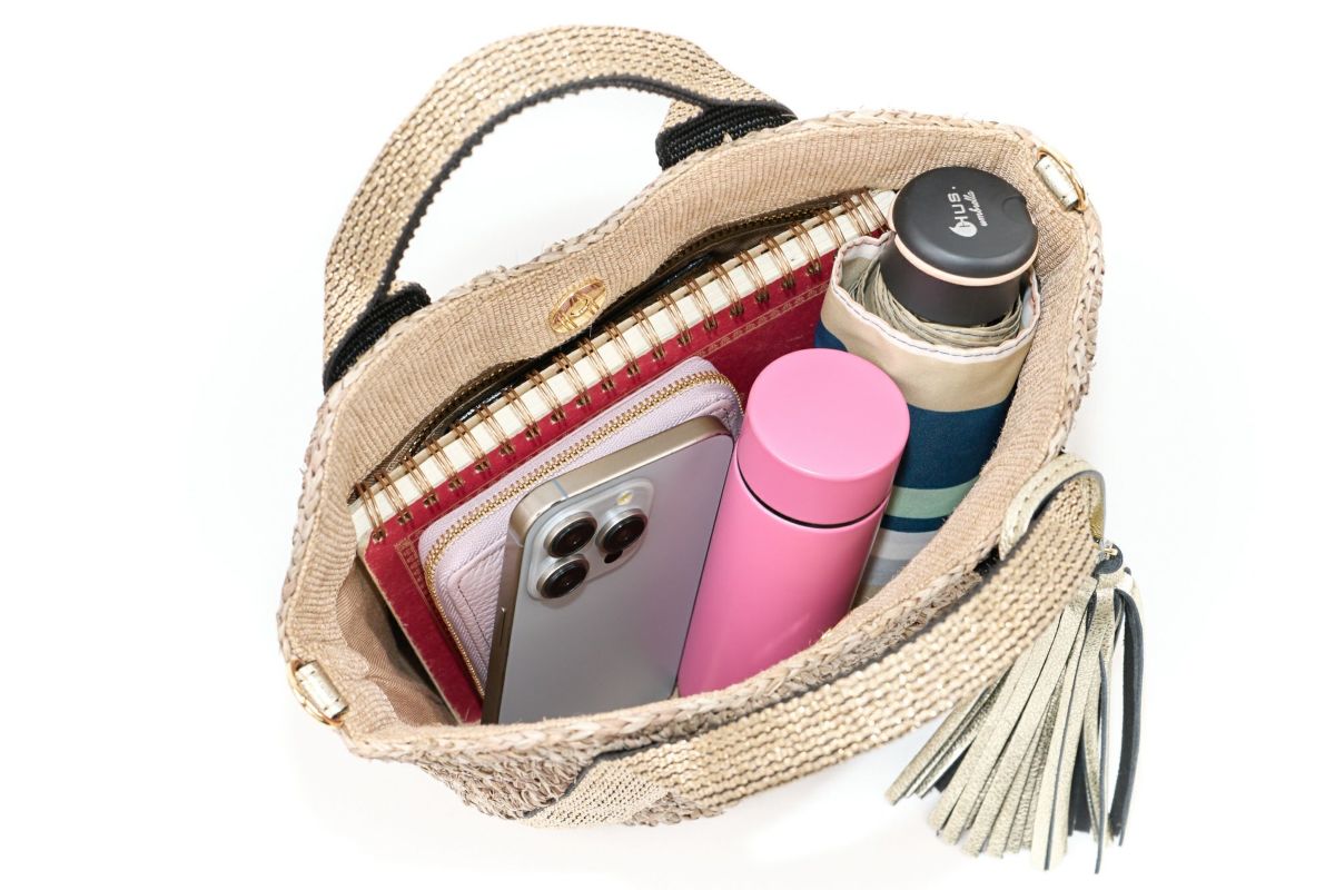 VIOLAd'ORO ヴィオラドーロ SANDRO サンドロ 2WAYかごバッグ V-8247