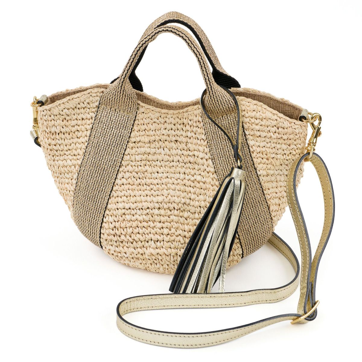 VIOLAd'ORO ヴィオラドーロ SANDRO サンドロ 2WAYかごバッグ V-8247