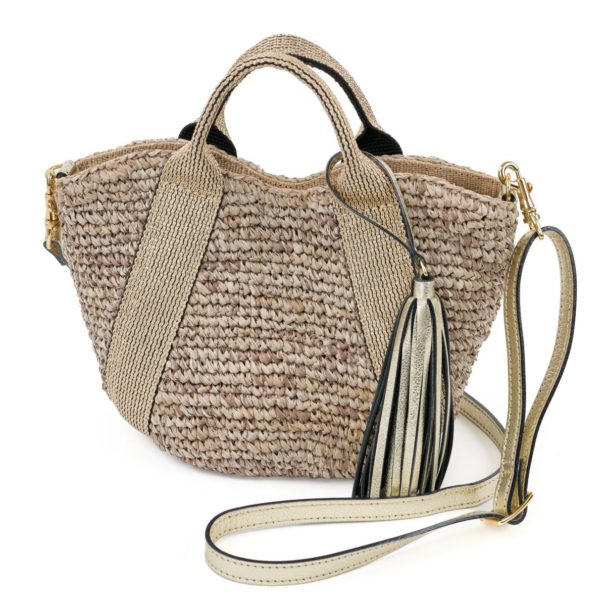 VIOLAd'ORO ヴィオラドーロ SANDRO サンドロ 2WAYかごバッグ V-8247