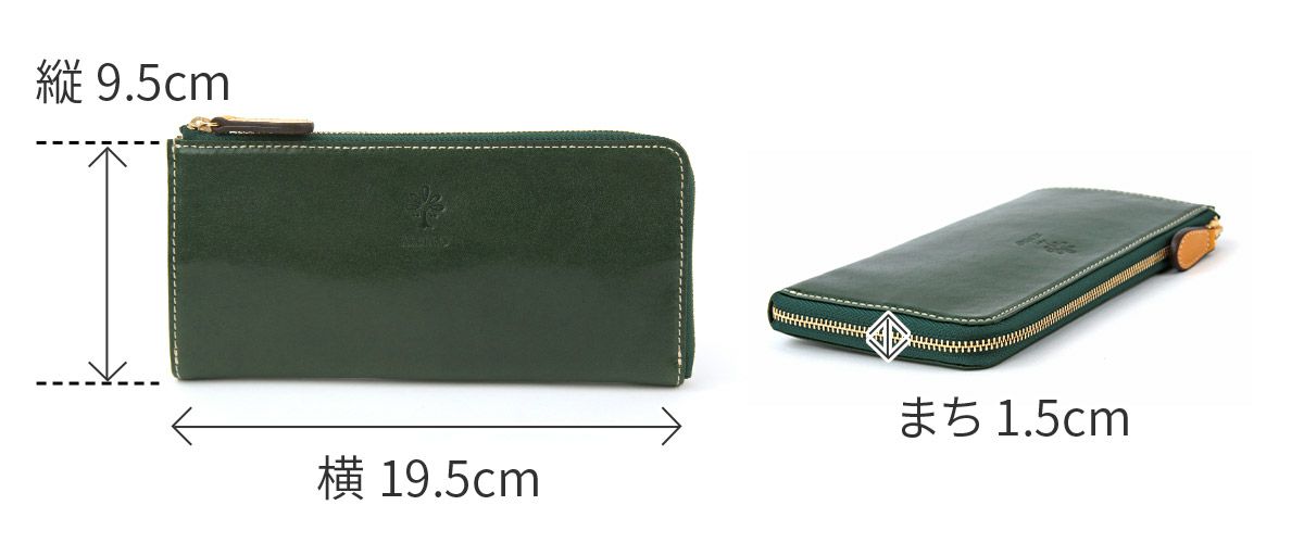 ALBERO アルベロ PIERROT ピエロ 小銭入れ付き長財布（L字ファスナー式） 6455