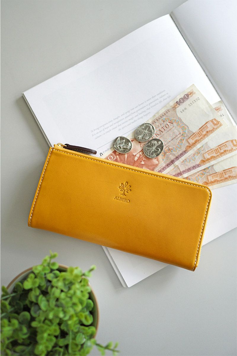 ALBERO アルベロ PIERROT ピエロ 小銭入れ付き長財布（L字ファスナー式） 6455