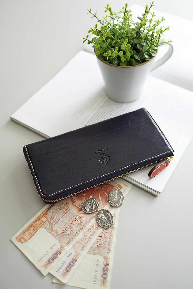 ALBERO アルベロ PIERROT ピエロ 小銭入れ付き長財布（L字ファスナー式） 6455