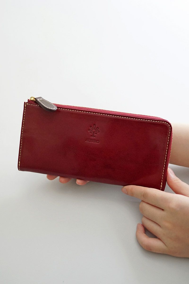 ALBERO アルベロ PIERROT ピエロ 小銭入れ付き長財布（L字ファスナー式） 6455