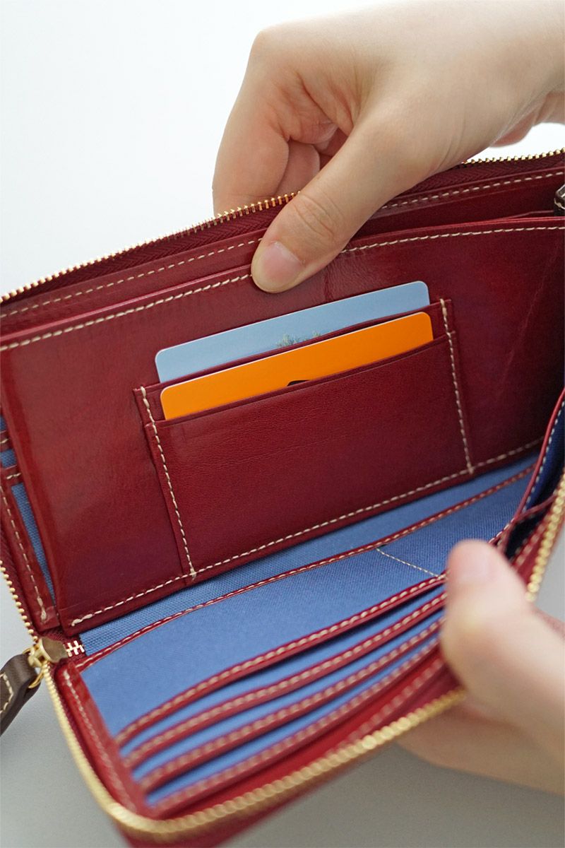 ALBERO アルベロ PIERROT ピエロ 小銭入れ付き長財布（L字ファスナー式） 6455