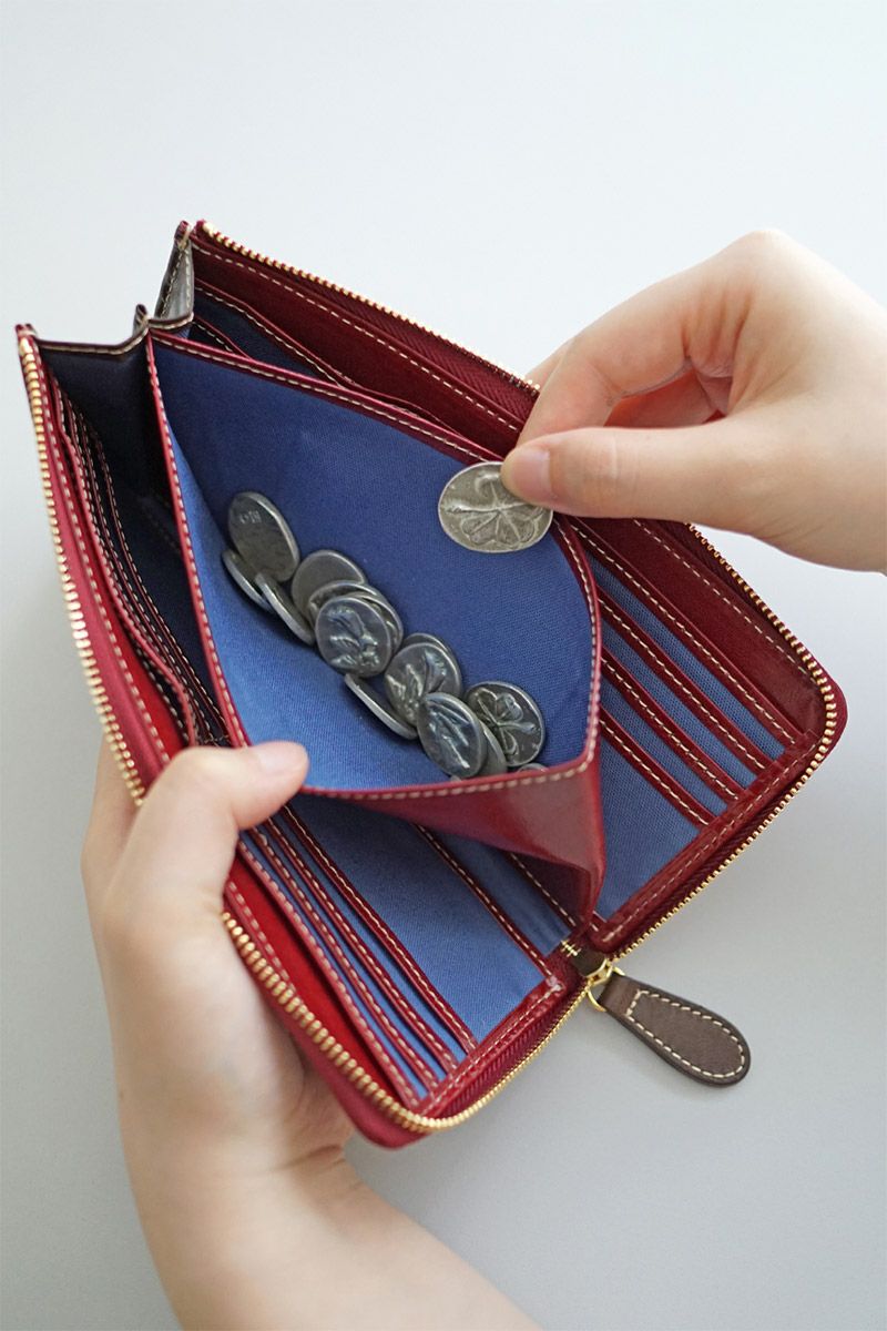 ALBERO アルベロ PIERROT ピエロ 小銭入れ付き長財布（L字ファスナー式） 6455