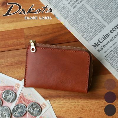 Dakota BLACK LABEL ダコタ ブラックレーベル ヒルツ 小銭入れ付きミニ財布（L字ファスナー式） 0620083