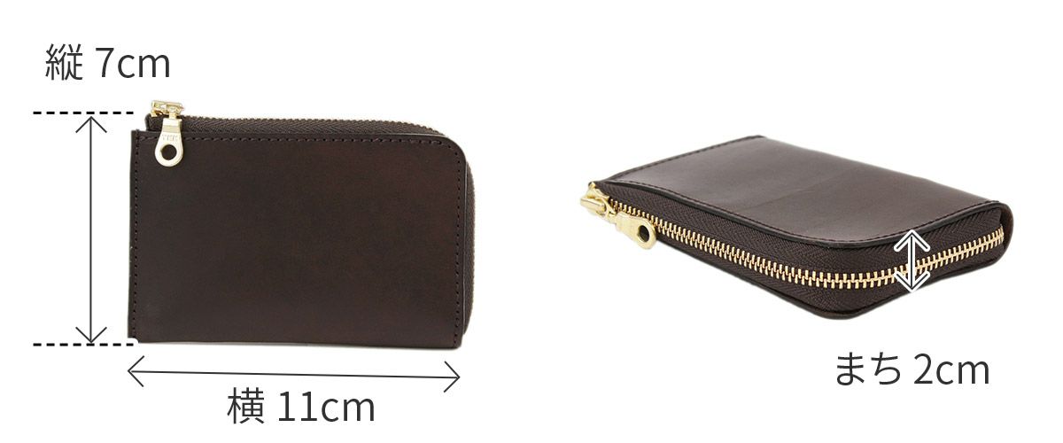 Dakota BLACK LABEL ダコタ ブラックレーベル ヒルツ 小銭入れ付きミニ財布（L字ファスナー式） 0620083