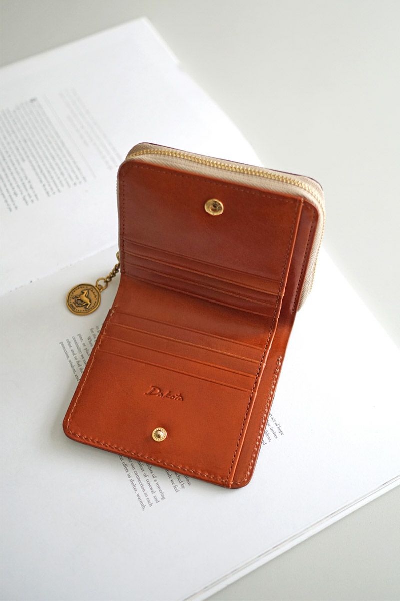 Dakota ダコタ ラフィナート 小銭入れ付き二つ折り財布 0031741