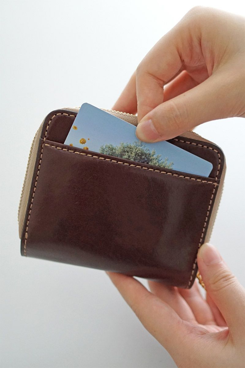 Dakota ダコタ ラフィナート 小銭入れ付き二つ折り財布 0031741