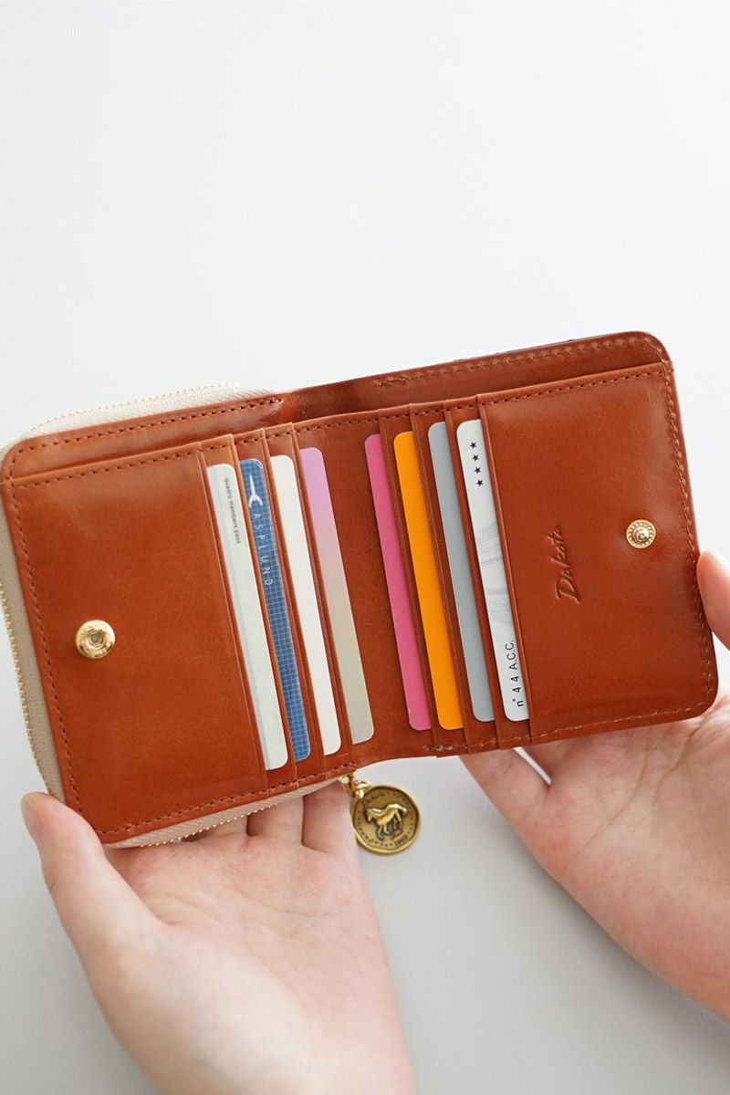 Dakota ダコタ ラフィナート 小銭入れ付き二つ折り財布 0031741