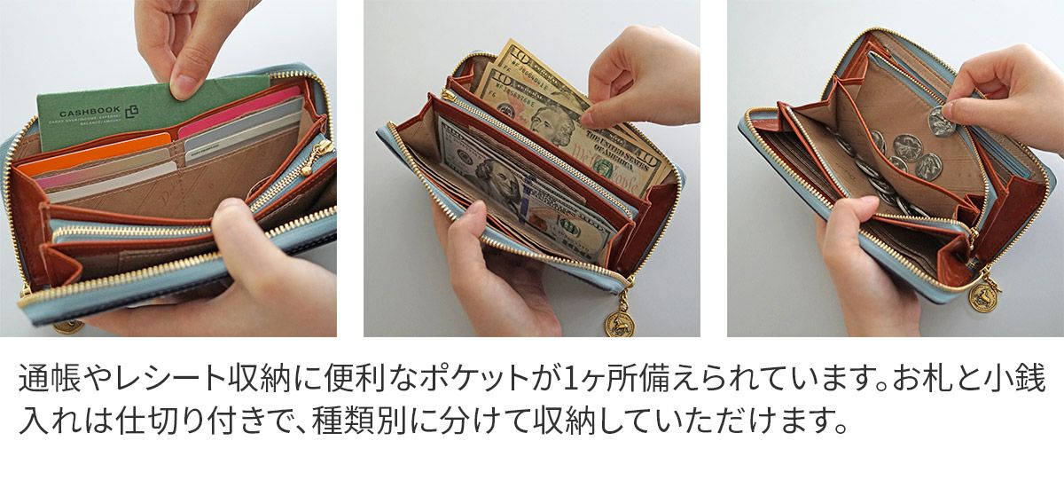 Dakota ダコタ ラフィナート 小銭入れ付き長財布（ラウンドファスナー式 ） 0031744