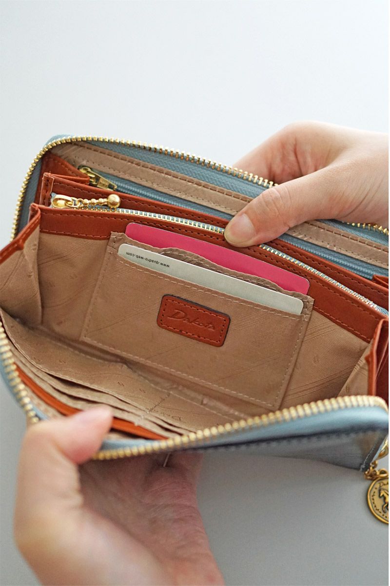 Dakota ダコタ ラフィナート 小銭入れ付き長財布（ラウンドファスナー式 ） 0031744