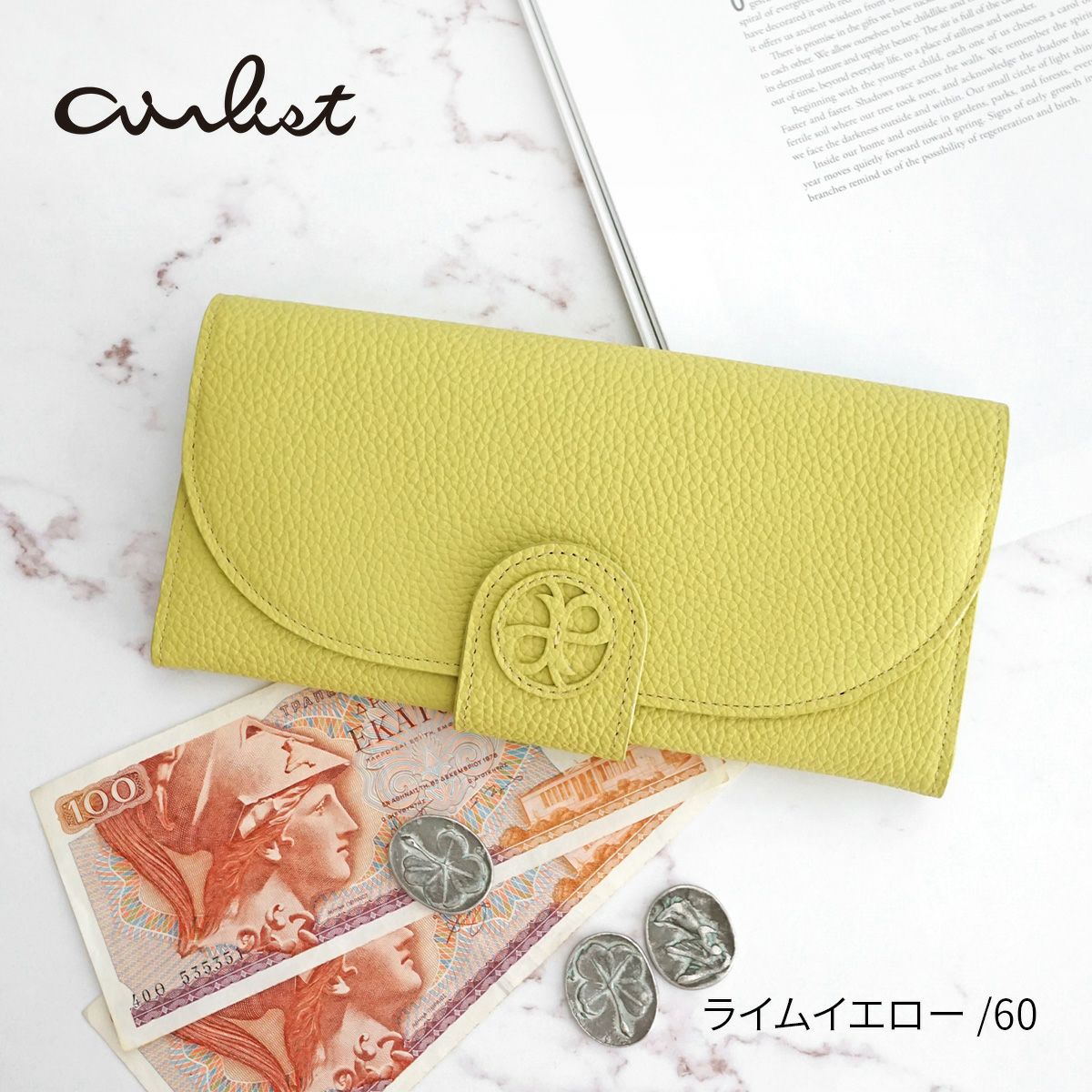 airlist エアリスト Chaleur シャルール 小銭入れ付き長財布 24848