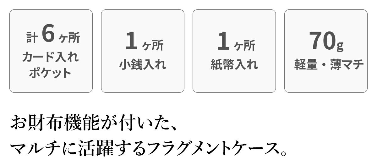 airlist エアリスト Chaleur シャルール フラグメントケース 24851