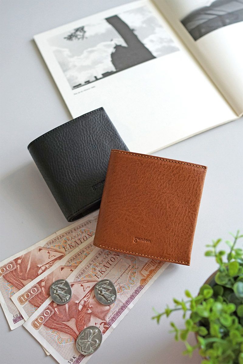 genten ゲンテン Minerva2 ミネルヴァ2 小銭入れ付き二つ折り財布 44445