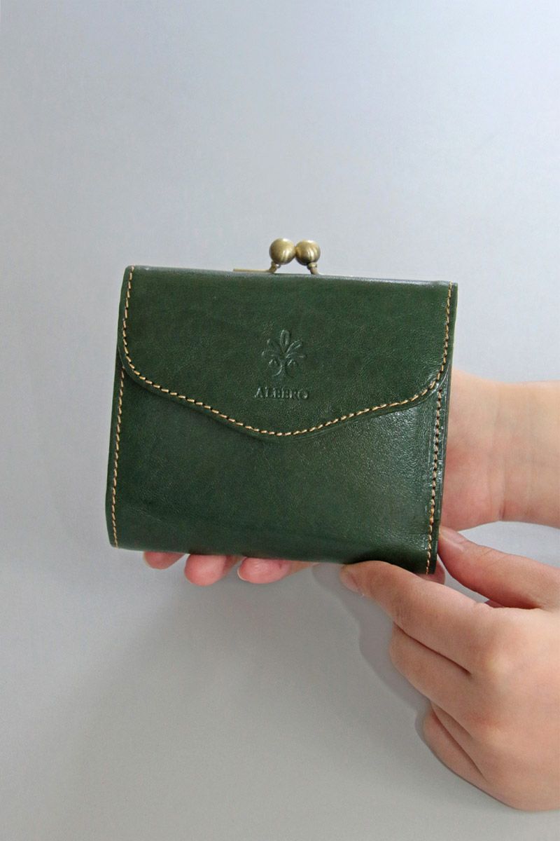 ALBERO アルベロ PIERROT ピエロ 小銭入れ付き二つ折り財布 6459