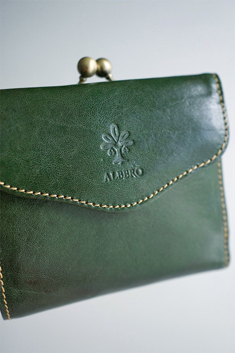 ALBERO アルベロ PIERROT ピエロ 小銭入れ付き二つ折り財布 6459