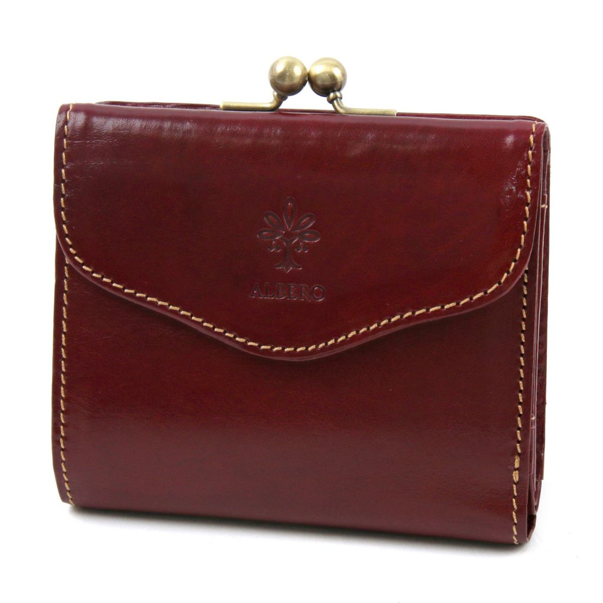 ALBERO アルベロ PIERROT ピエロ 小銭入れ付き二つ折り財布 6459