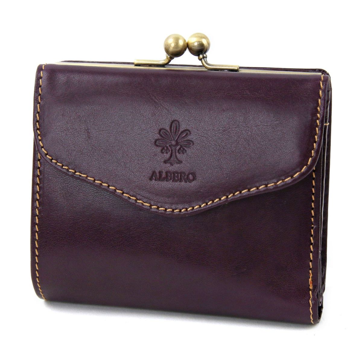 ALBERO アルベロ PIERROT ピエロ 小銭入れ付き二つ折り財布 6459