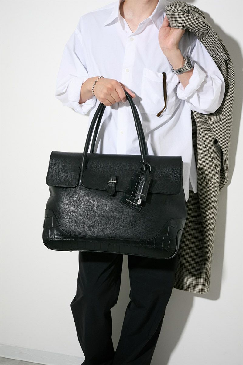 PELLE MORBIDA ペッレモルビダ Maiden Voyage メイデン ボヤージュ （センティーレワン別注モデル） フラップトートバッグ PMO-SOMB055AELE