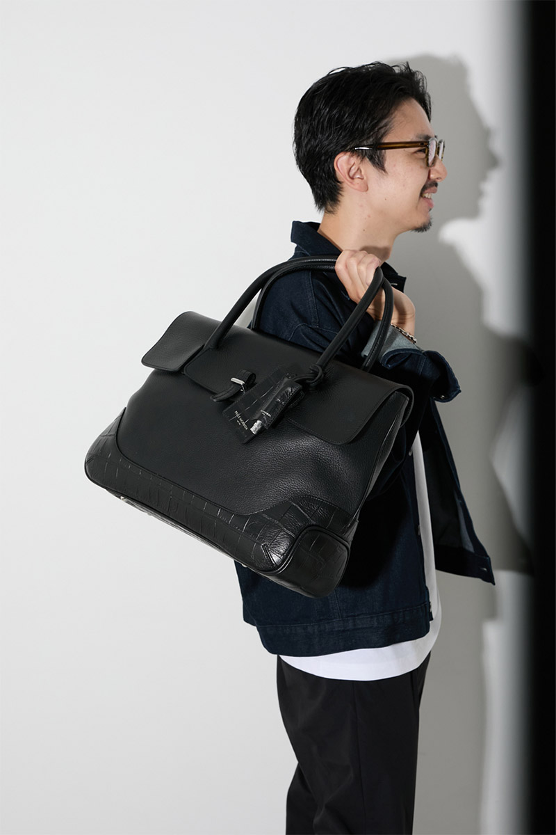 PELLE MORBIDA ペッレモルビダ Maiden Voyage メイデン ボヤージュ （センティーレワン別注モデル） フラップトートバッグ PMO-SOMB055AELE