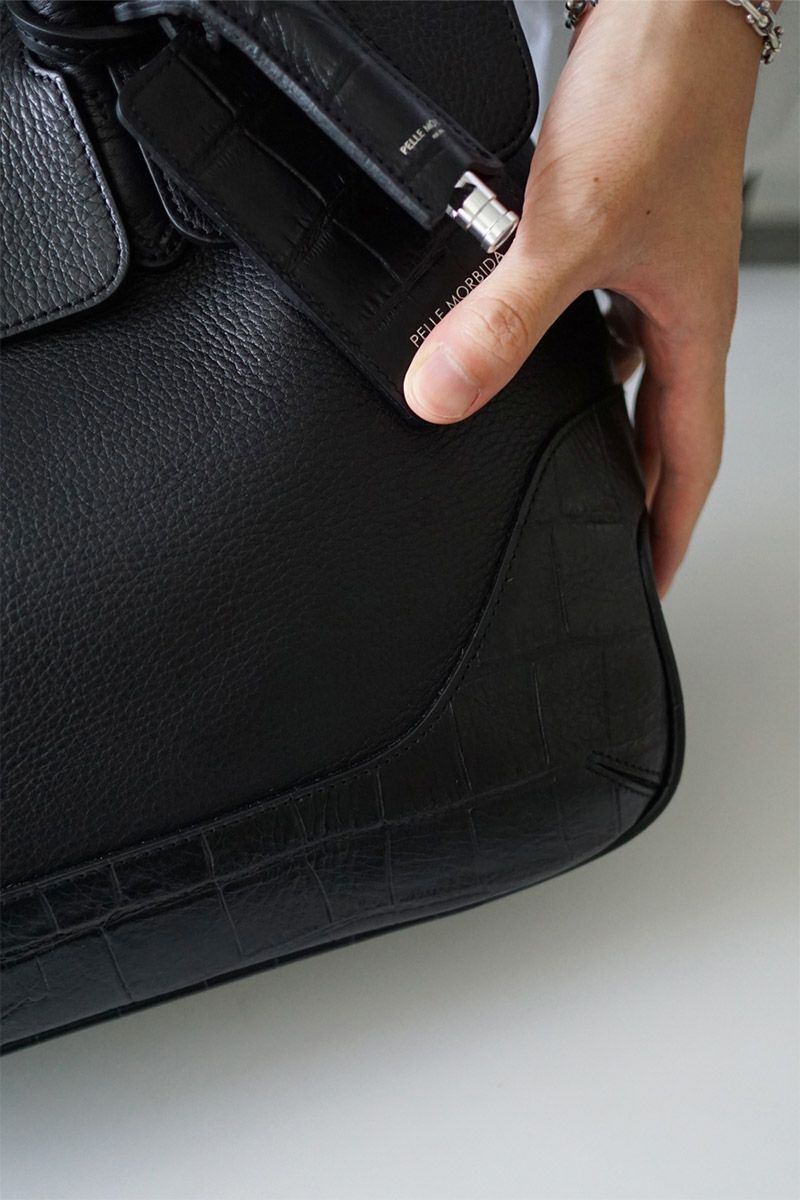 PELLE MORBIDA ペッレモルビダ Maiden Voyage メイデン ボヤージュ （センティーレワン別注モデル） フラップトートバッグ PMO-SOMB055AELE